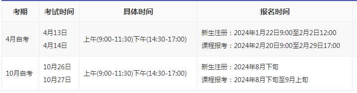 2024年湖南自考報名時間? 2024年湖南自考報名時間?