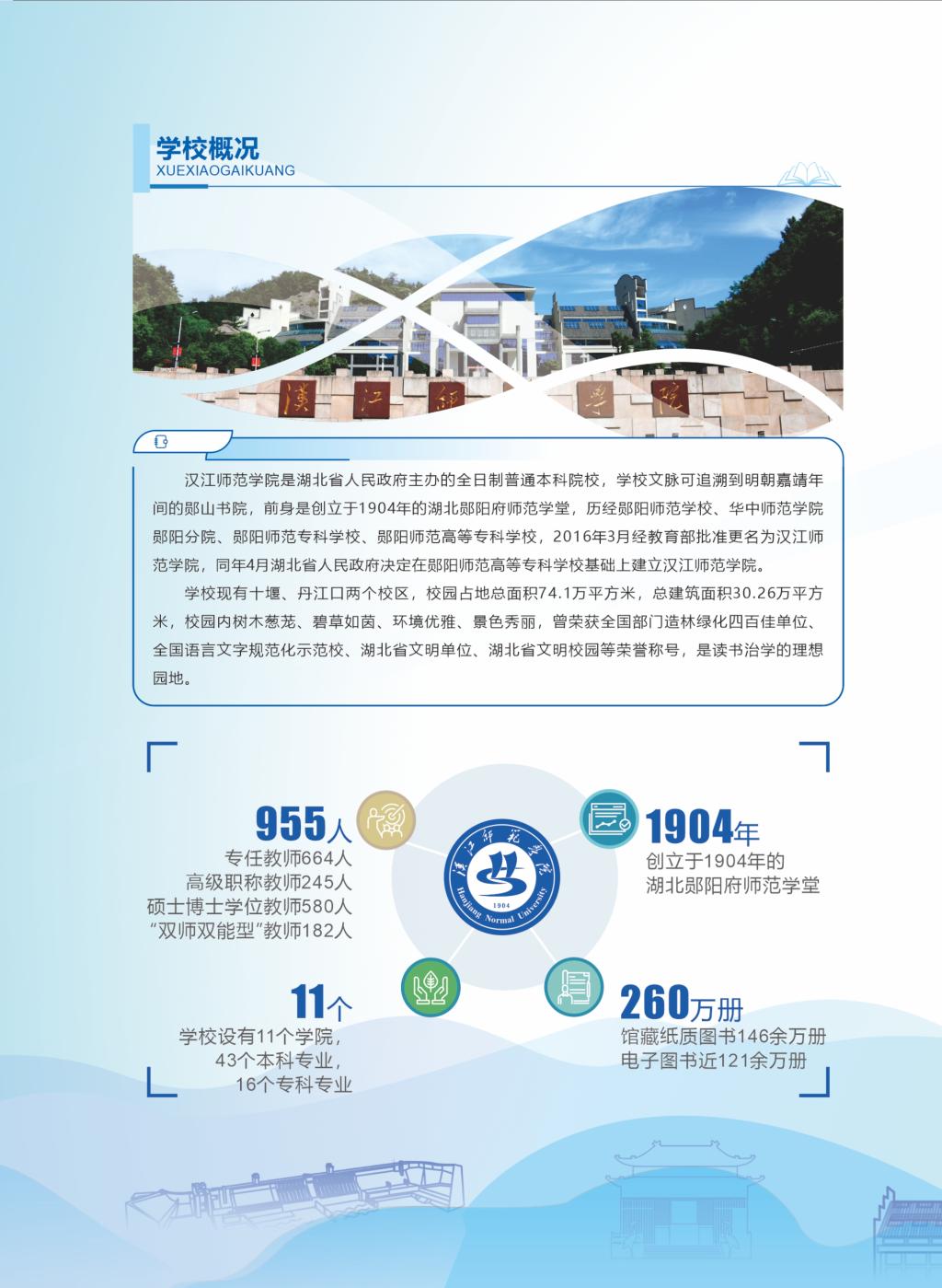 漢江師范學院2025年高等學歷繼續教育招生簡章