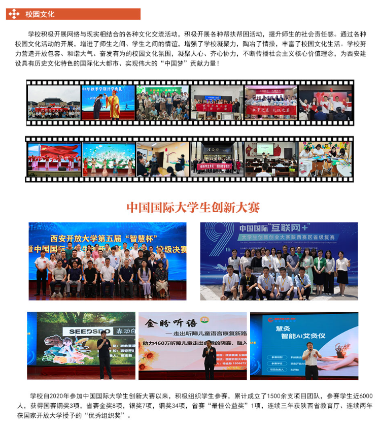 西安開放大學2025年秋季招生簡章