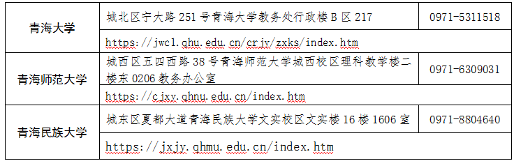 青海省2025年下半年高等教育自學考試報名報考簡章