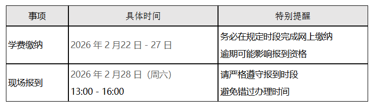 2025年成考錄取考生(2026級新生)報到注冊說明