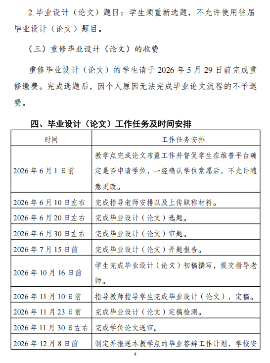 關于做好我校2027屆成人高等教育本科學生畢業設計（論文）工作的通知
