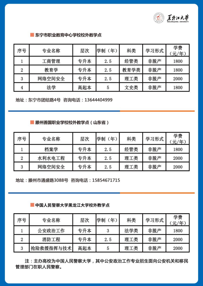 黑龍江大學2026年高等學歷繼續教育招生簡章