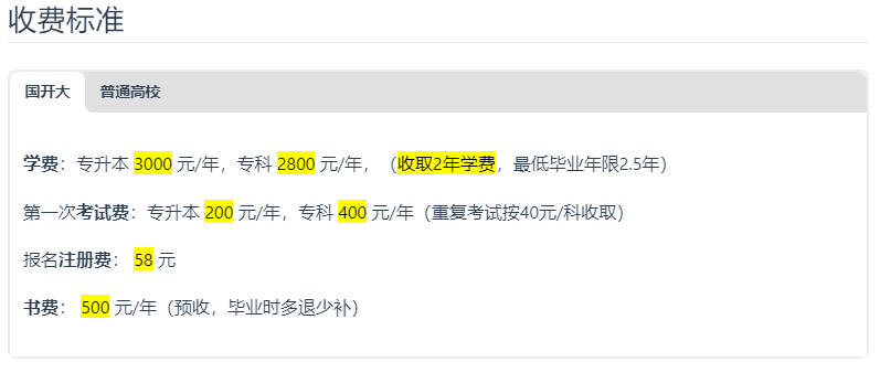 雅安開放大學（蘆山分校）招生簡章