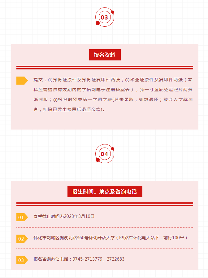 懷化麻陽開放大學2023年春季開放教育招生簡章