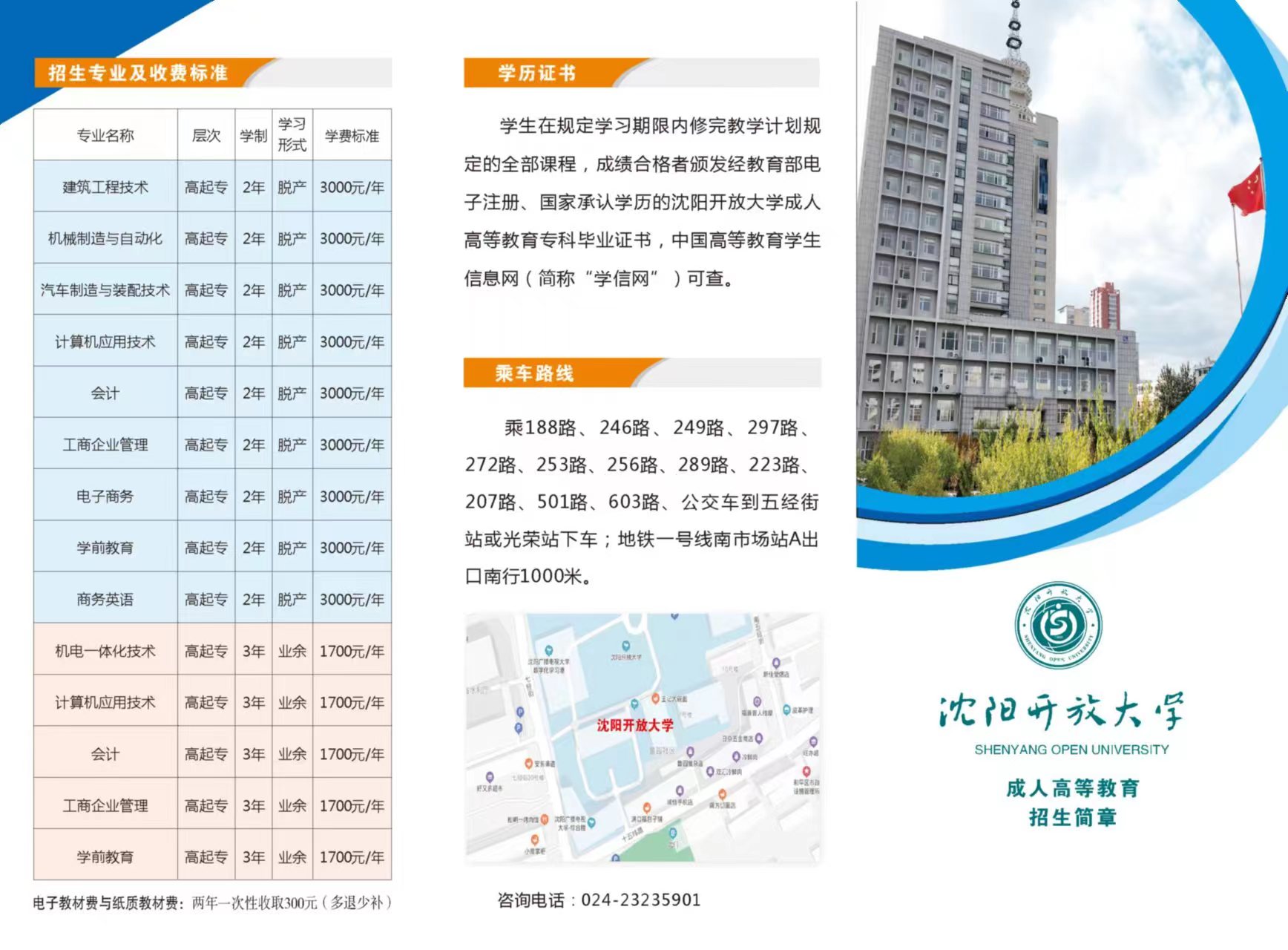 沈陽遼中開放大學招生簡章