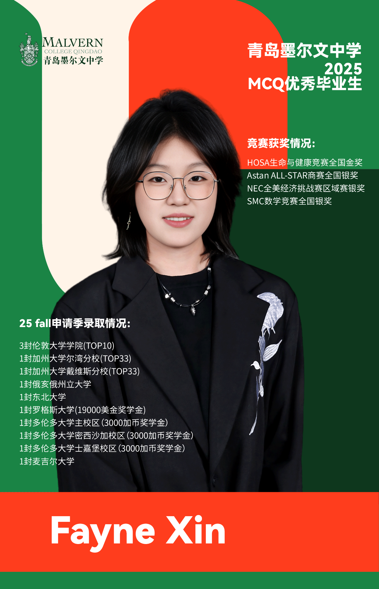 專訪｜狂攬12封世界名校OFFER、18w+獎學金，轉軌成功的她有話說！