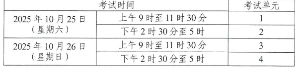 2025年10月湖南省郴州市自考考試安排